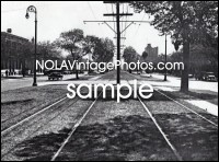 Street Car Line, Canal Street at Johnson Crossing