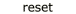 reset form